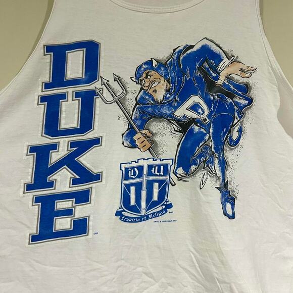 Vintage Duke Blue Devils Graphic Tank Top - Picture 2 of 6